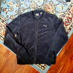 PUMA velvet tracksuit jacket